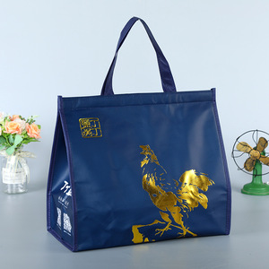 Non Woven Insulated Cooler Bag Food Storage Customizable Color Size With Aluminum Foil Lining For Takeaway - Product Image 1