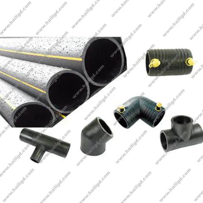 Good price hdpe gas pipe fitting elbow nature Gas Pipe fusion fittings