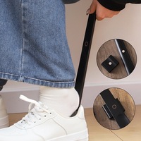 Chausse-pied magnétique portable pour la maison et les voyages, mini chausse-pied en bois massif pour enfants, chausse-pied compact pour enfiler les chaussures