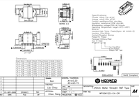 Connecteur Wafer 2 à 6 broches 1,25 mm SMD 180 degrés, Prise mâle SMT 1,25 mm 7, 8, 9, 10 voies 90 degrés, Prise PCB 11, 12, 13, 14, 15 contacts