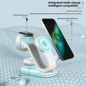 <span class=keywords><strong>Dernier</strong></span> stock QI2 15W chargeur sans fil à charge rapide 3 en 1 chargeur sans fil magnétique pour Phone16 pour montres pour <span class=keywords><strong>airpods</strong></span> - Product Image 3