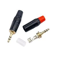 Collection de fiches audio plaquées or haut de gamme / Connecteurs professionnels mâles 6,35 mm 3,5 mm RCA pour guitare et microphone