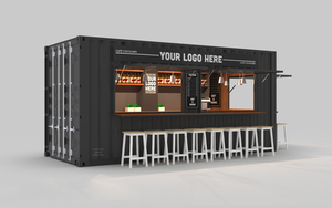 2022 USA Standard Container Food Trailer Container Restaurant With Kitchen Food <strong>Van</strong> Trailer <strong>for</strong> <strong>Sale</strong> - Product Image 3