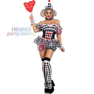 Disfraz de COS para Mujer HP S-3XL, Uniforme Versátil para Juegos de Rol, Disfraz de Payaso para Fiestas - Product Image 1