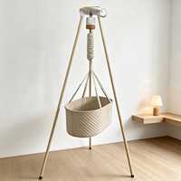 Berceau Électrique en Aluminium Effet Bois pour Bébé, Vente en Gros B2B, Fabricant, Approvisionnement en Vrac, Berceau Nordique pour Bébé