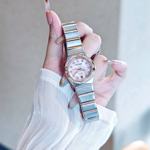Nuevo Reloj de Cuarzo para Mujer con Esfera de Nácar, Visualización de Fecha, Caja de Acero Inoxidable, Diseño Simple y Elegante - Product Image 4
