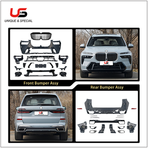 Uso para <span class=keywords><strong>BMW</strong></span> X5 G05(2019-2021), actualización a <span class=keywords><strong>X7M</strong></span> 2022 (+), kit de carrocería, parrilla trasera, faros delanteros, parachoques trasero, parachoques delantero - Product Image 2