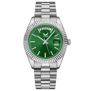 Fashion Business Casual Kalender Klok Mannen Horloges Pols Met Aangepaste Logo Ontwerp Automatische Horloge Mannen