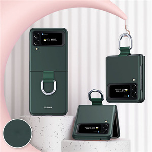 Plegable <span class=keywords><strong>Funda</strong></span> De Duro PC Material Con Anillo Metal De Teléfono Móvil Celular Para Samsung Galaxy <span class=keywords><strong>Z</strong></span> <span class=keywords><strong>Flip</strong></span> <span class=keywords><strong>4</strong></span> - Product Image 4