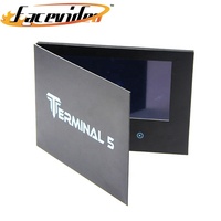 Cadeau promotionnel d'entreprise, cartes de vœux musicales avec écran LCD de 7 pouces, brochure électronique, carte de visite vidéo, envoi postal