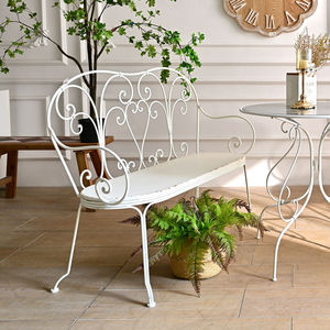 Sillón Reclinable de Metal Blanco de Estilo Nórdico para Sala de Estar INNOVA, Ecológico y Duradero - Product Image 4