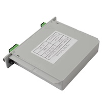 Conector de fibra SC/APC Divisor de fibra óptica Plc 1X2 Tipo de tarjeta de inserción Tipo de ranura Divisor de PLC 1X2 Caja divisora de fibra Plc SC/APC