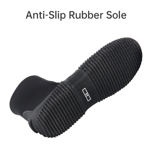 Botas de Buceo de Neopreno con Cremallera, Suela de Goma Antideslizante, Resistentes a Pinchazos, Zapatos de Agua para Buceo y Snorkel con Cremallera YKK - Product Image 5