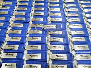 Chaveiro de Couro para Carro Fabricante Atacado Sublimação Chaveiro Personalizado Logotipo Marca Nome Lembrança Chaveiro Promocional de Couro PU - Product Image 5