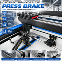 Presse plieuse électro-hydraulique CNC de 400 tonnes, 4000 mm, 6+1 axes, pour le pliage de tôles en acier épais