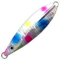 Leurre de pêche artificiel lumineux à descente lente, jig à descente lente, jigging en eau salée