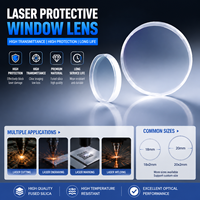 Lensa Jendela Pelindung Laser Serat Silika Fusi 27.9x4.1 30x5 1064nm untuk Suku Cadang Pengganti Kepala Pemotong Laser