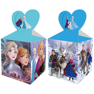 Nuevo diseño Personaliza la caja de regalo con mango impreso Niños Cumpleaños Baby shower Boda Evento Fiesta Favor Tema congelado Caja de dulces para chico - Product Image 6
