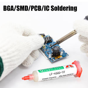 Pâte à souder liquide <span class=keywords><strong>sans</strong></span> <span class=keywords><strong>nettoyage</strong></span> KELLYSHUN LF-4300 10CC pour BGA/SMD/téléphones, etc. Colophane <span class=keywords><strong>sans</strong></span> plomb et <span class=keywords><strong>sans</strong></span> halogène ODM OEM - Product Image 5