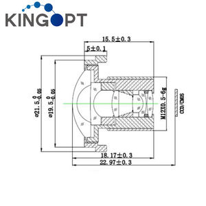 <span class=keywords><strong>1</strong></span>.7mm <span class=keywords><strong>1</strong></span>/2.5인치 어안 렌즈 5메가픽셀 M12 차량용 비디오 카메라 렌즈 블루 글래스 필터 포함 - Product Image 3