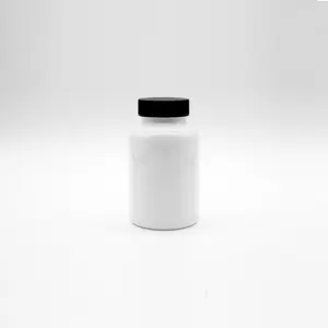 FTS 180-200Ml UMETASS Mini sağlıklı beyaz tıbbi şişe plastik boş Vitamin hapı ilaç şişesi kapağı