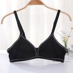 Reggiseno di seta con reggiseno adesivo Push up reggiseno da donna marche morbide aperte aperte sottili senza fili 34B biancheria intima - Product Image 5