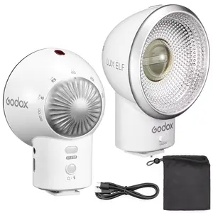 Go-dox Elf复古相机闪光灯内置7.4v 350毫安锂电池-相机闪光灯c型端口