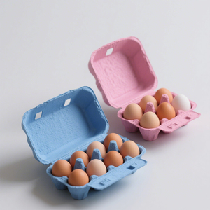 Hot Bán Màu Rắn 6/10/12/15/30 Màu Tế Bào Giấy Bột Giấy Khay Trứng/Trứng Carton Nhà Máy Bán Buôn Tùy Chỉnh Bao Bì Hộp - Product Image 1