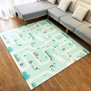 Tapis de jeu pour bébé pour sol Tapis de jeu en mousse épaisse et douce à double face réversible Tapis de jeu en mousse imperméable pour enfants - Product Image 3