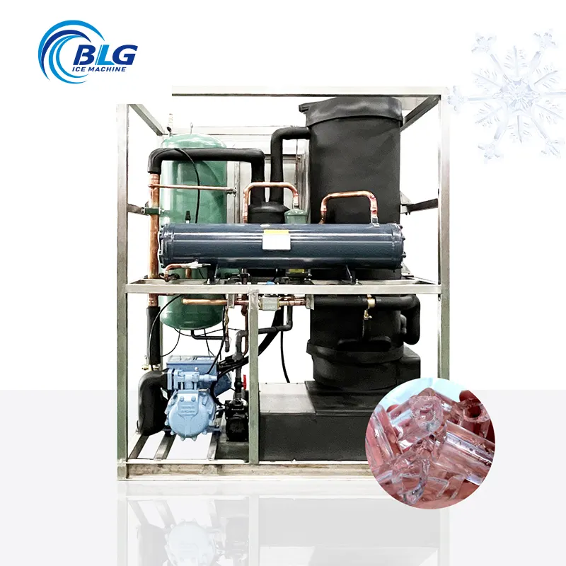 Máquina de gelo com tubo de refrigeração a água BLG 5ton