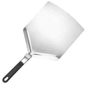 Pala para <span class=keywords><strong>Pizza</strong></span> Cuadrada Extra <span class=keywords><strong>Grande</strong></span> Plegable de Acero Inoxidable 430 con Mango de Goma y Plástico - Product Image 1