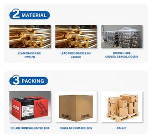 Katup Bola Kuningan Bebas Timbal Bersertifikat NSF CSA Standar Amerika Katup Bola Kuningan Pex - Product Image 6