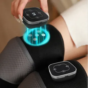 2024 tendências domésticas ombro e pescoço pernas massagem compressa quente massageador elétrico do joelho com almofadas de calor