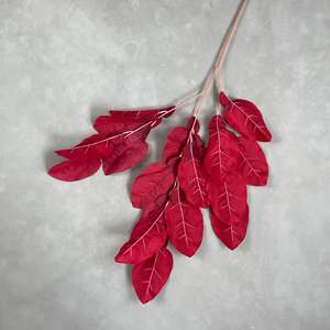 أوراق اصطناعية مع ساق، باقة أوراق ماغنوليا مزيفة للبيع بالجملة في مدينة ييوو - Product Image 3