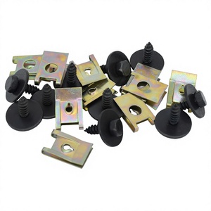Vis de fixation de capot moteur, écrous métalliques et rondelles pour châssis de pièces automobiles Jiechuang pour BMW E46 E90 E92, 40 pièces - Product Image 4