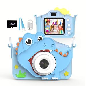 Kinderkamera-Spielzeug 3-8 Jahre HD-Video Dual-Objektiv Selfie-Kamera 2,0-Zoll-Bildschirm 32GB Tolles Weihnachts-Geburtstagsgeschenk für Jungen und Mädchen - Product Image 1
