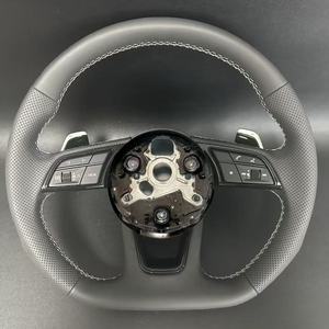 Volante auto in pelle personalizzato per Audi A1 8X A2 A3 Q3 Q5 <span class=keywords><strong>Q2</strong></span> A4 A5 A6 A8 Q3 Q5 Q7 S3 S5 S7 accessori per auto volante - Product Image 4