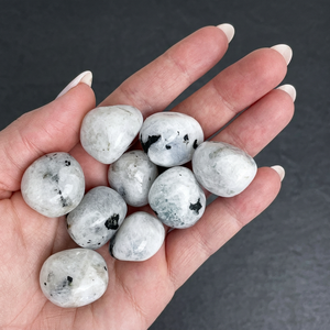 Piedras de Piedra Lunar Pulimentadas, Forma Ovalada, Especímenes de Cristal Natural para Feng Shui, Arte Coleccionable y Exhibición - Product Image 3