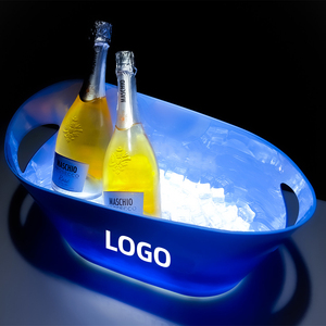 Absolut Vodka Mát Xô Đá Bên Thanh Nhà Cung Cấp Xô Sáng Chất Liệu Nhựa Xô Đá Nhà Máy Bán Buôn - Product Image 5