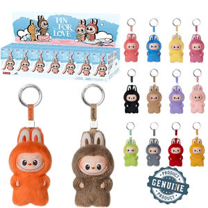 100% Original POP MART THE MONSTERS Pin for Love Series - Pendentif en vinyle et peluche Boîte mystère (N-Z) - Jouets en peluche Boîte mystère - Product Image 1