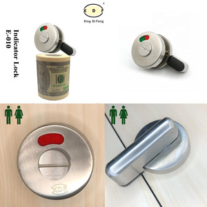 SS304 thiết kế hiện đại nhà vệ sinh tủ phân vùng Cửa Khóa nhà vệ sinh công cộng cửa chỉ số khóa phần cứng cho khách sạn - Product Image 3