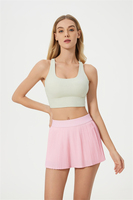 2025 femmes Sexy dos recadrée Yoga haut respirant entraînement gymnastique soutien-gorge avec coussinets Style Simple pour la course et l'entraînement
