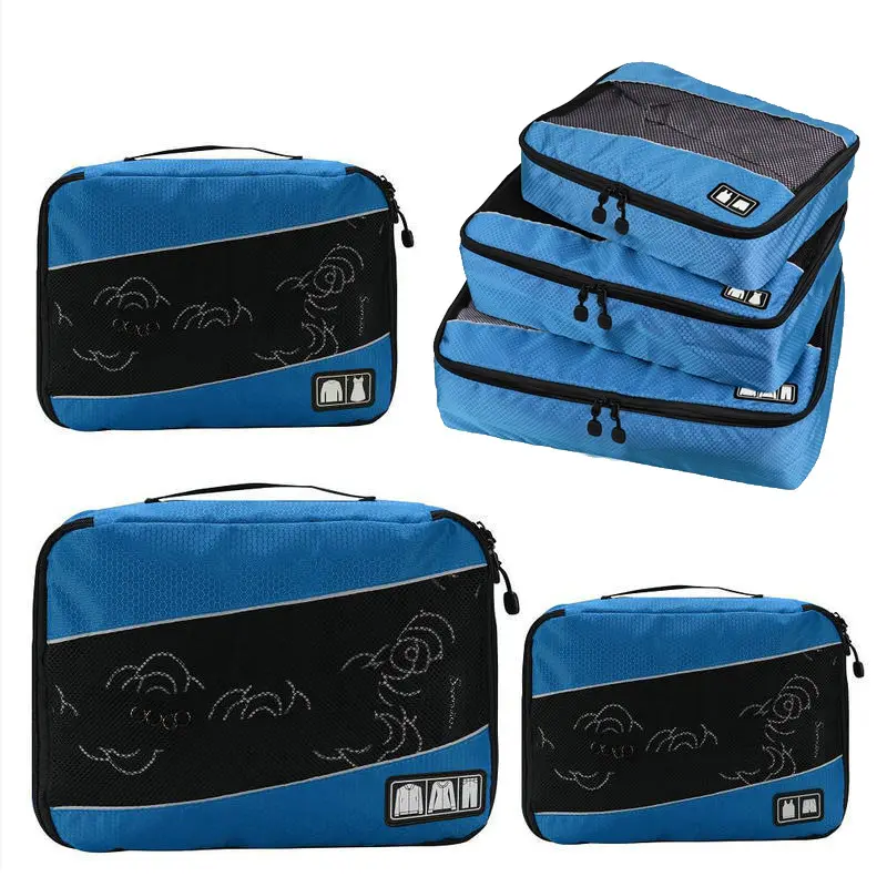 Wholesale Large Capacity 3Pcs Storage Bag Set Zipper Folded Organizer Bags Travel Clothing Container for Household
