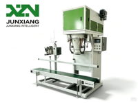 Máquina de Envasado de Gránulos Semiautomática de 10-50 KG, Controlada por PLC, Tipo Banda, Alta Productividad y Precisión