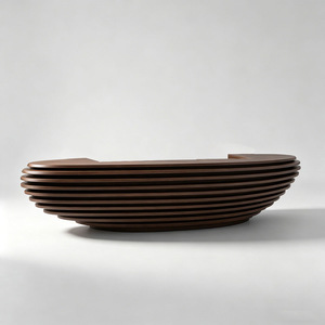 Bureau d'accueil artistique en FRP de luxe, personnalisé pour la décoration artistique du hall de villa - Product Image 2