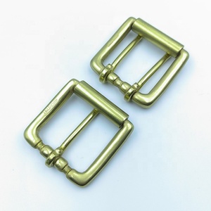 Sing Prong Dubbele Tanden Massief Messing <span class=keywords><strong>Roller</strong></span> Riem Pin Gesp Voor Mannen 1 1/2 Inch 1.5 Inch 38Mm 40Mm - Product Image 2