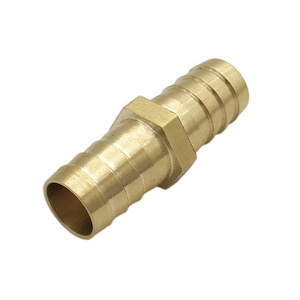 Connecteur de réparation de tuyau en laiton, raccord à barbillon de 1/2 pouce, adapté aux tuyaux d'arrosage de jardin, installation facile - Product Image 5