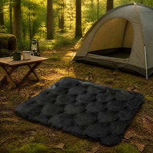 Bubble Padded Rectangular Seat Cushion <b>Mattress</b> Soft Fluffy Waterproof Lightweight Foldable <b>Portable</b> Picnic Camping Home Indoor - Product Image 3