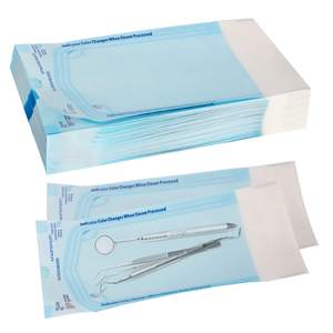 Sacchetti di sterilizzazione autosigillanti medici monouso per sterilizzatore <span class=keywords><strong>Autoclave</strong></span> sacchetti per strumenti dentali - Product Image 1