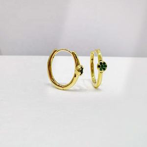 Prix usine boucles d'oreilles pour femme en argent 925 plaqué or rose, motifs œil, papillon rond, nœud géométrique western et géométriques rétro - Product Image 3